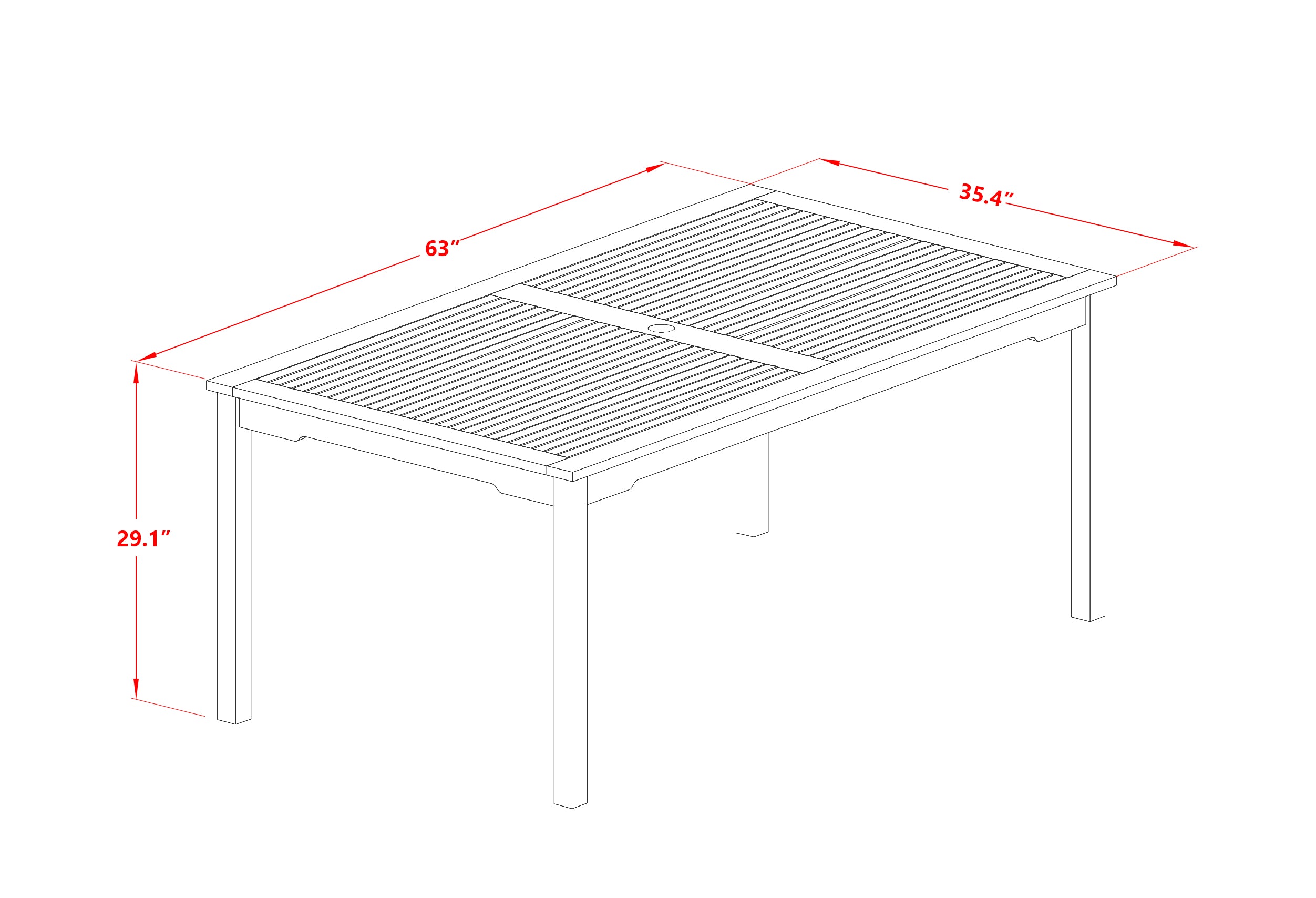 CMBS72CANA This 7 Pc Acacia Hardwood Patio area Sets includes a single Outdoor-Furniture table and 4 side foldable chairs plus 2 arm foldable Outdoor-Furniture chairs