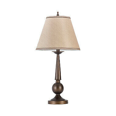 Cone Shade Table Lamps Bronze And Beige (Set Of 2) 901254