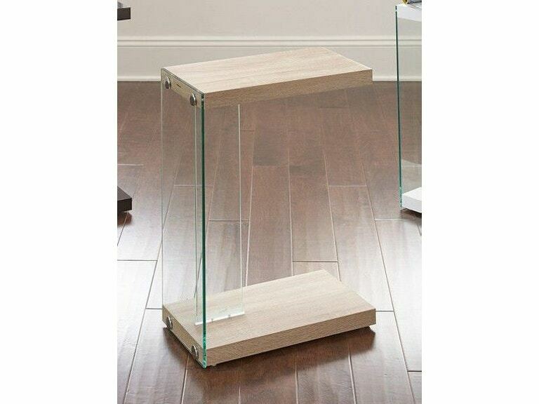 Steve Silver Elaina Chair Side End Table Natural