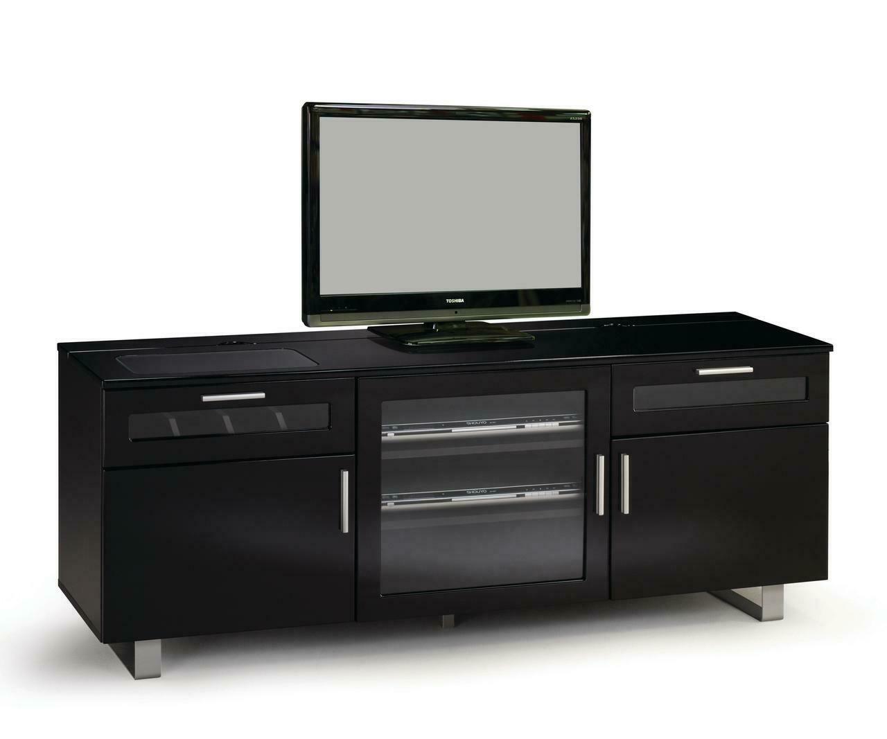 Coaster Modern Connect-It TV Console Black 60" 700672