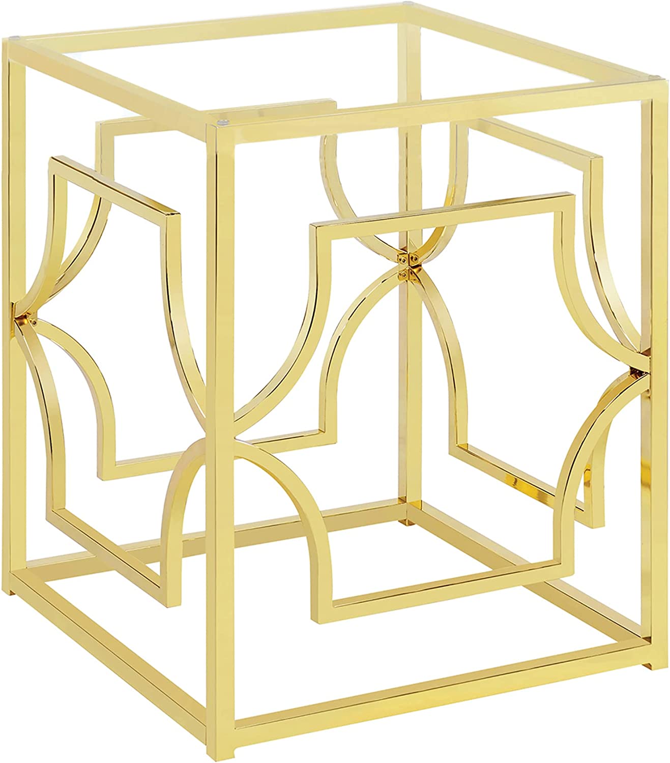 Coaster Contemporary Starlight Dining Table Base Brass