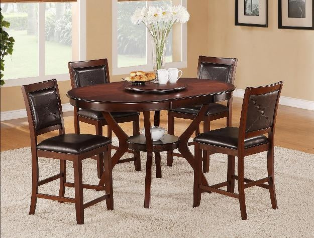 Brownstown Counter Height Dining Stools Chairs in Espresso Set of 2