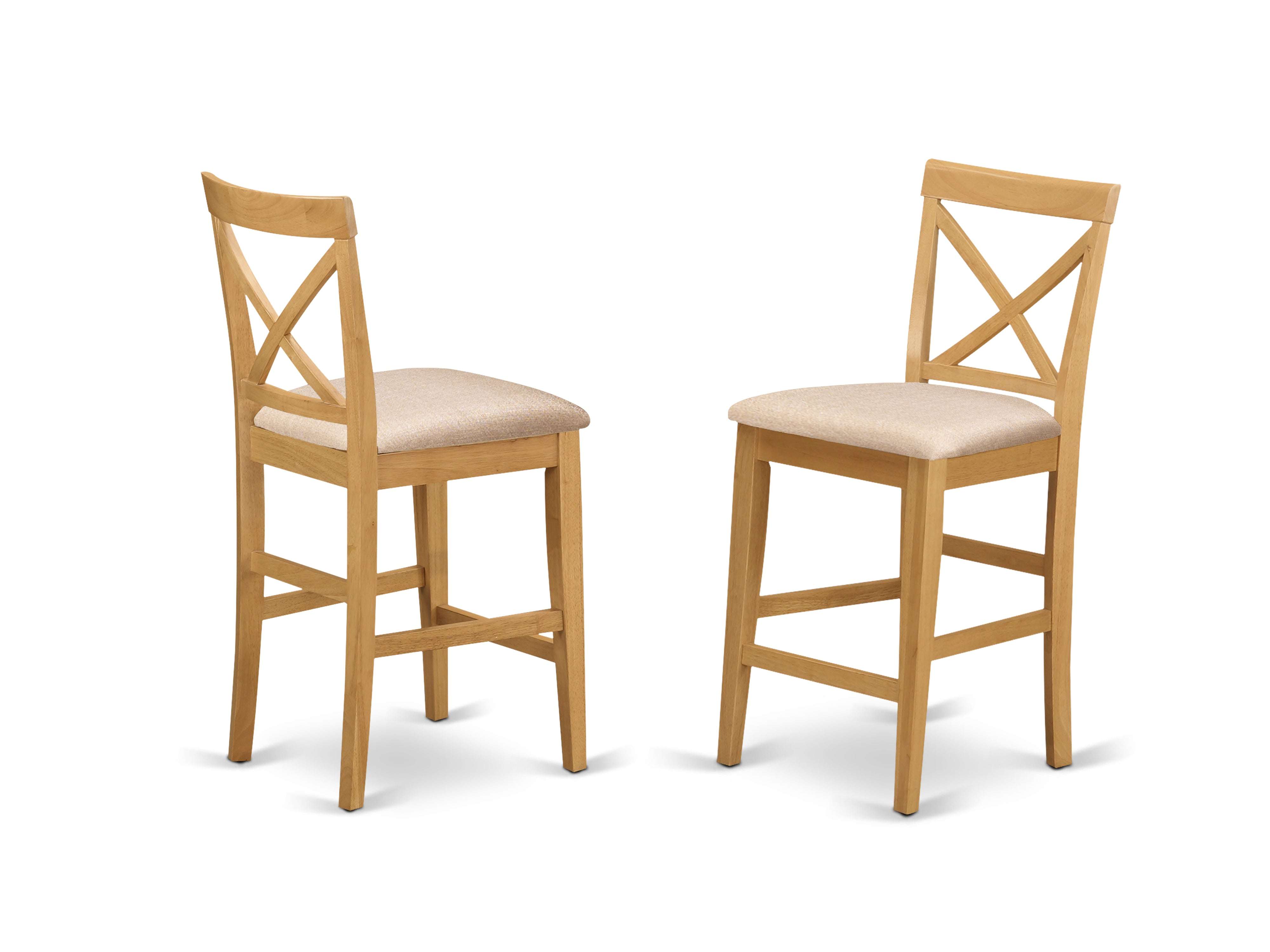 CFPB3-OAK-C 3 Pc counter height pub set - Dining Table and 2 counter height Dining chair.