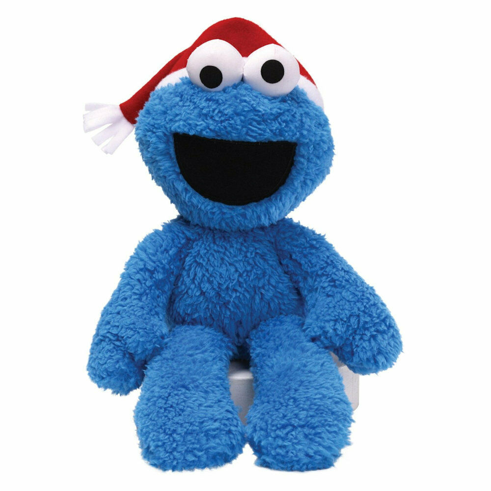 GUND Christmas Sesame Street Cookie Monster Take Along Buddy 4029356