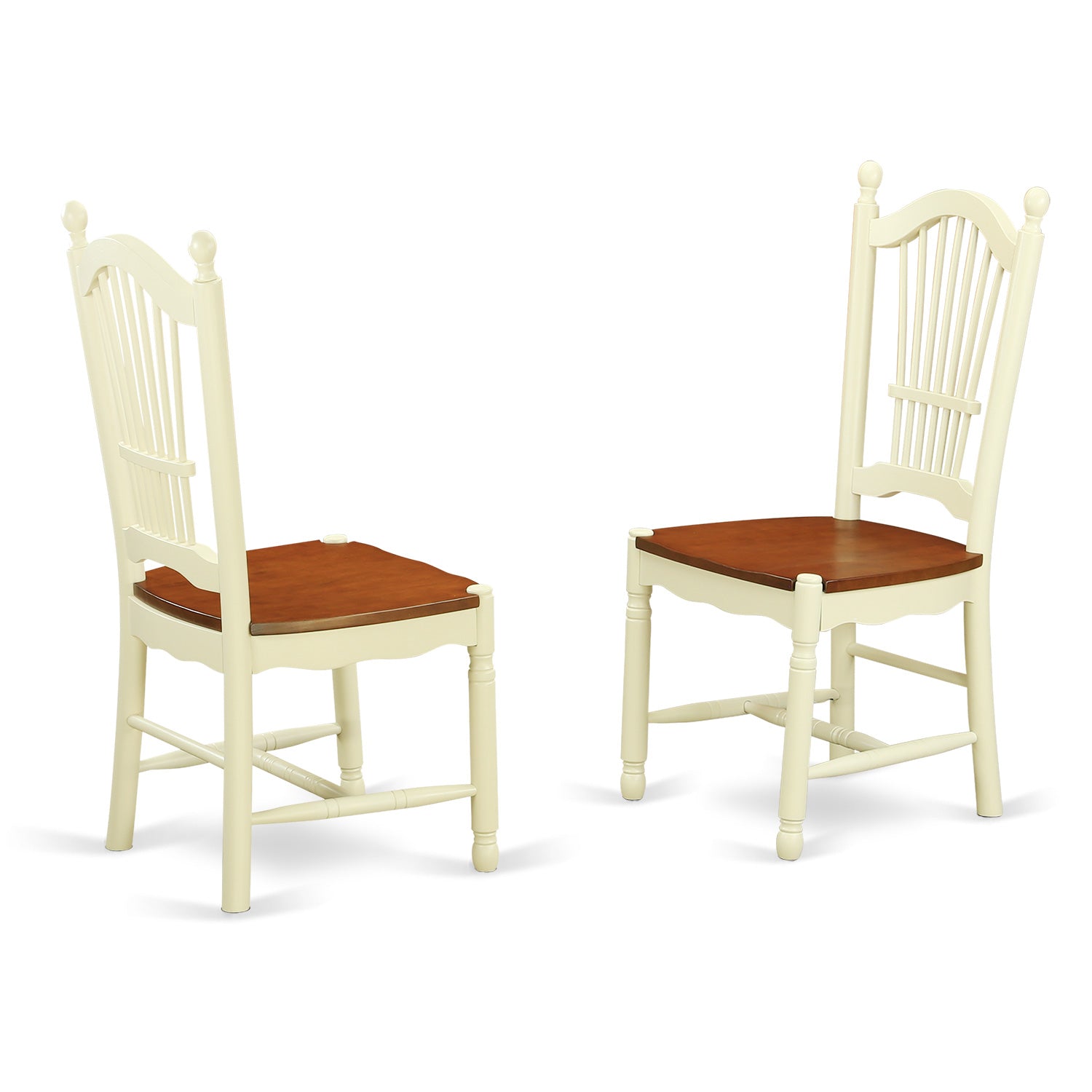 DOVE9-WHI-W 9 PcKitchen nook Dining set for 8- Dinette Table and 8 Dining Chairs