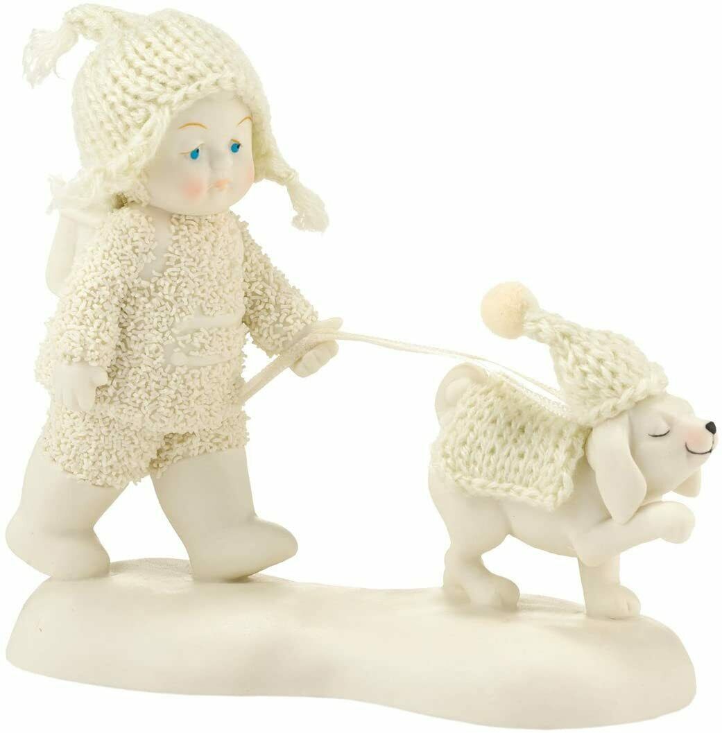 Department 56 Snowbabies “Dog Days of Winter” Porcelain Figurine, 4.5”