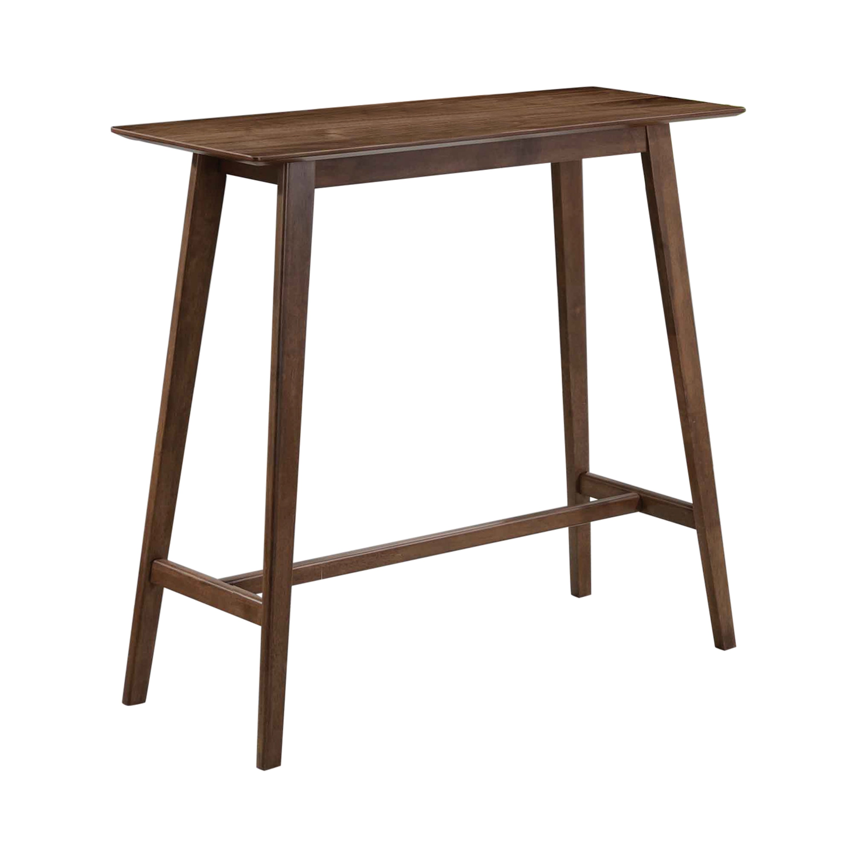 Coaster Mid-Century Modern Rectangular Bar Table, Walnut