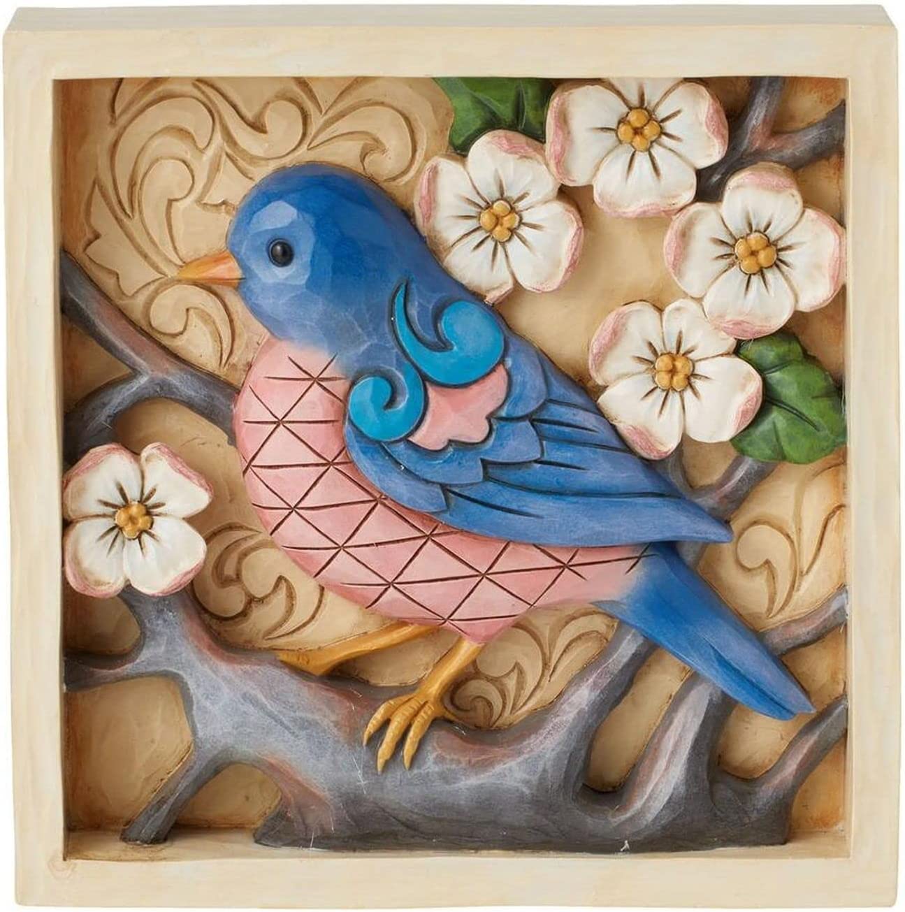 Enesco Jim Shore Heartwood Creek Bluebird Decorative Plaque
