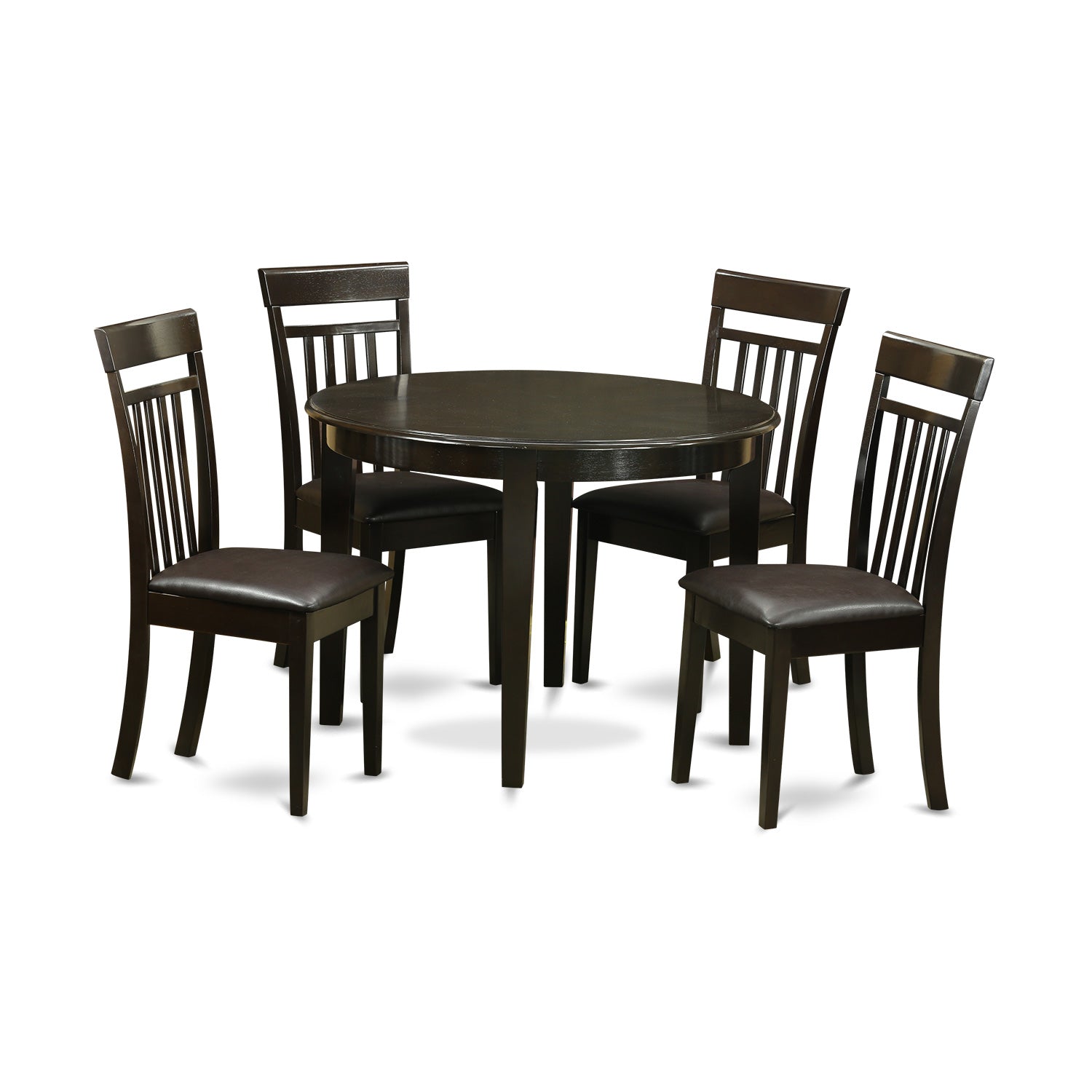 BOCA5-CAP-LC 5 PC Kitchen nook Dining set-Kitchen Table and 4 Kitchen Chairs