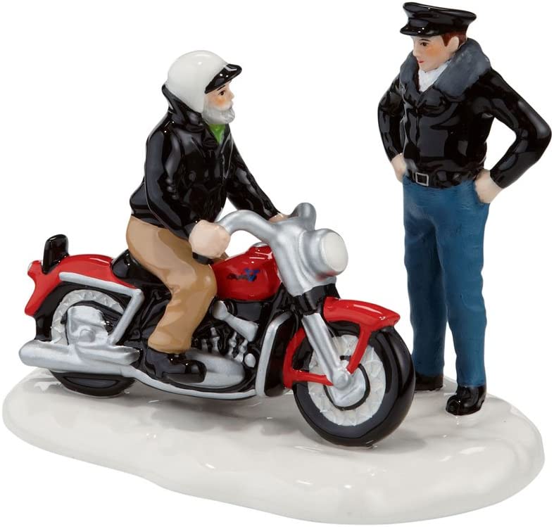 Department 56 Snow Village A New 1956 Harley-Davidson Accessory Figurine