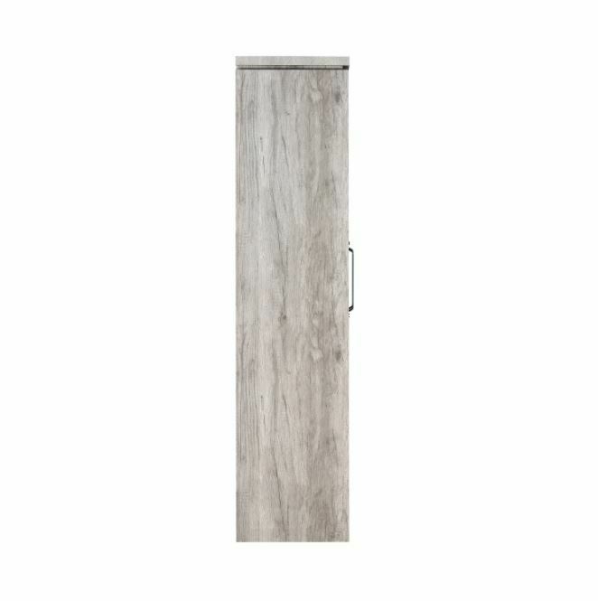 Modern Farmhouse 2-Door Tall Accent Cabinet Grey Driftwood