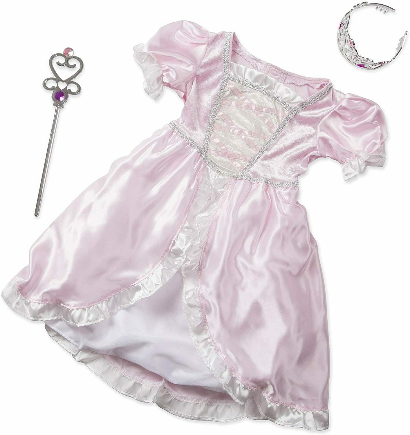 Melissa & Doug Princess, Pink Fairy, God Mother, Role Play Costume Set