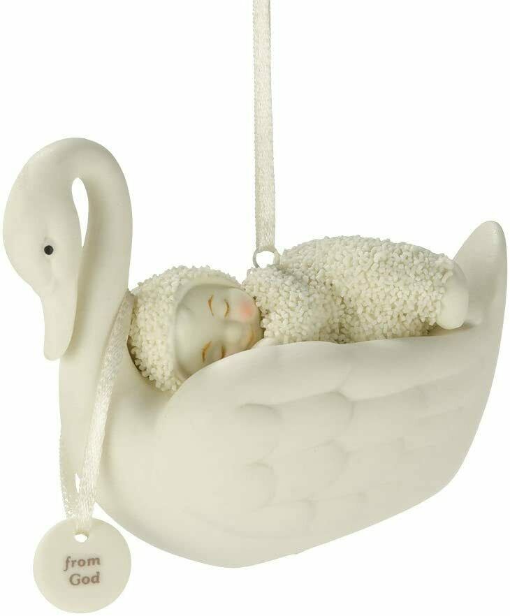 Snowbabies Celebrations 4026549 Baby On Board Ornament