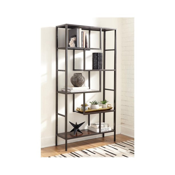 Signature Design by Ashley Frankwell Brown/Black Bookcase