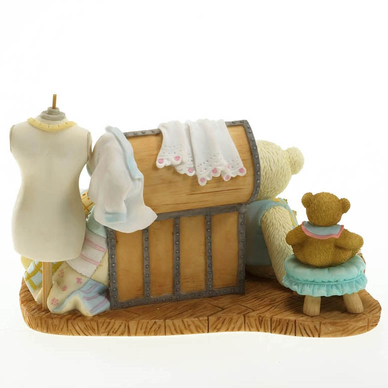 Cherished Teddies Down Memory Lane Rachel Bears With Toy Chest Figurine