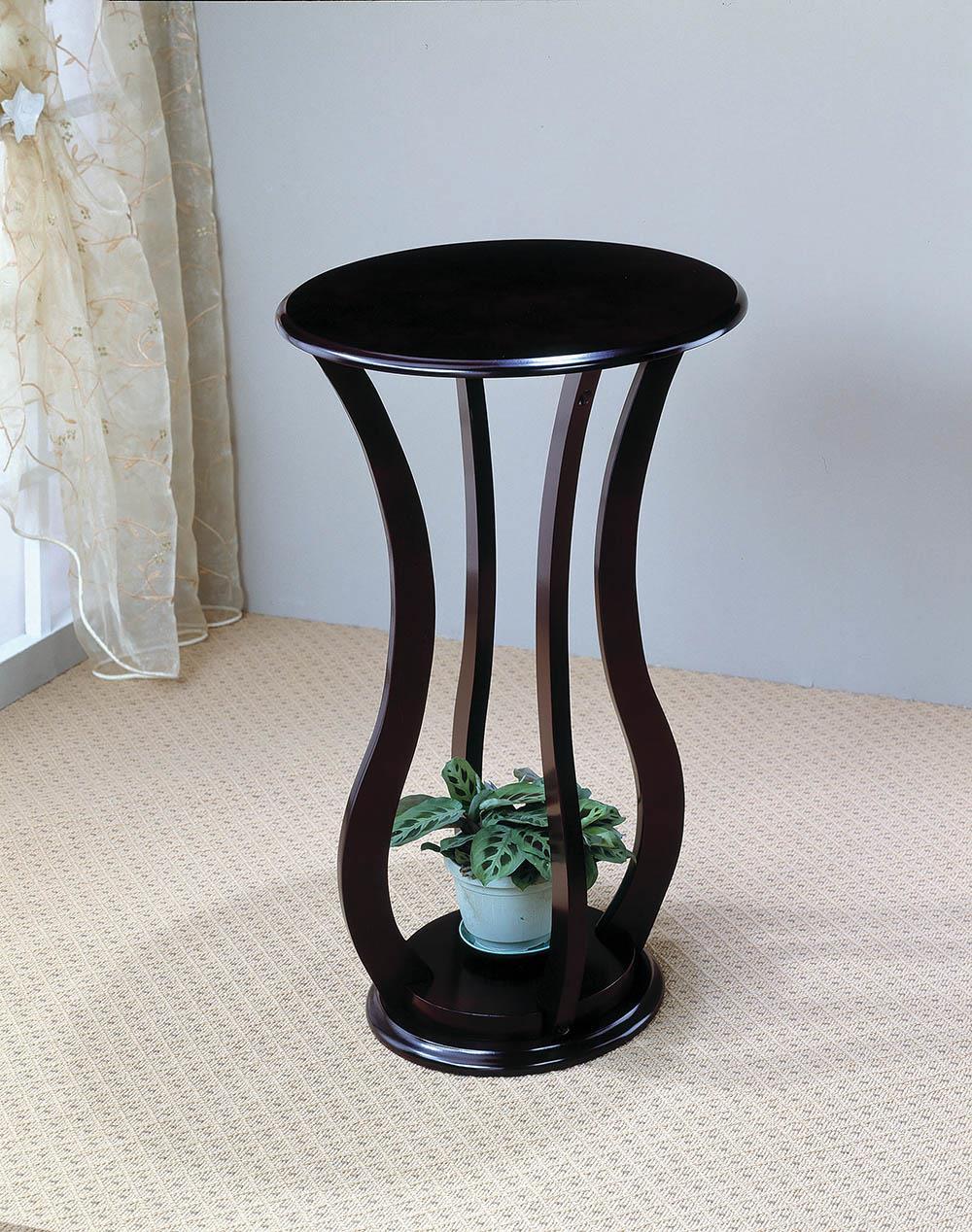 Elton Round Top Accent Table Cherry