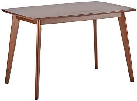 Kersey Dining Table With Angled Legs Chestnut