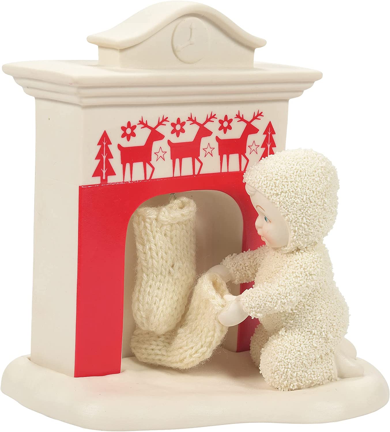 Department 56 Snowbabies Christmas Memories Hung by The Chimney with Care Figurine