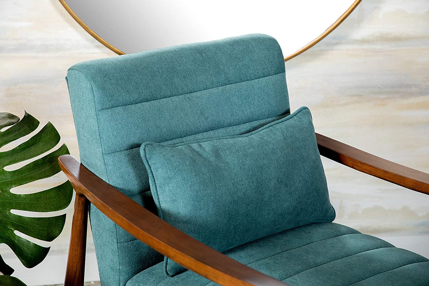 Coaster Home Furnishings Accent Chair Teal / Walnut