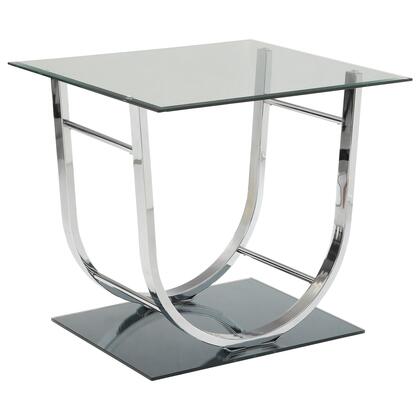 Coaster Contemporary Company U-Shaped End Table Chrome