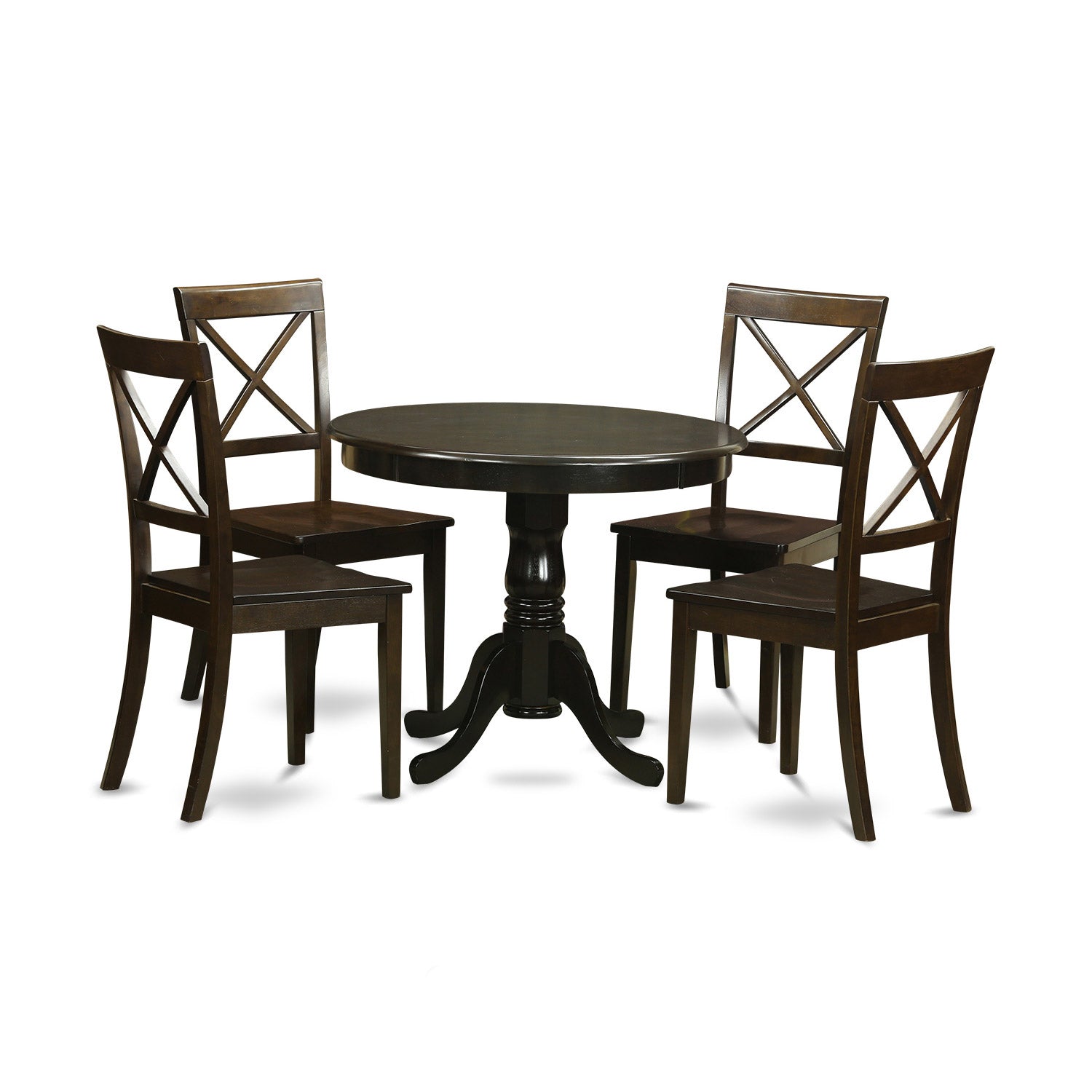 HLBO5-CAP-W 5 PC Kitchen nook Dining set-Kitchen Table and 4 Chairs