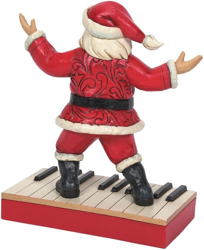 Enesco FAO Schwarz by Jim Shore Santa on Keyboard Figurine