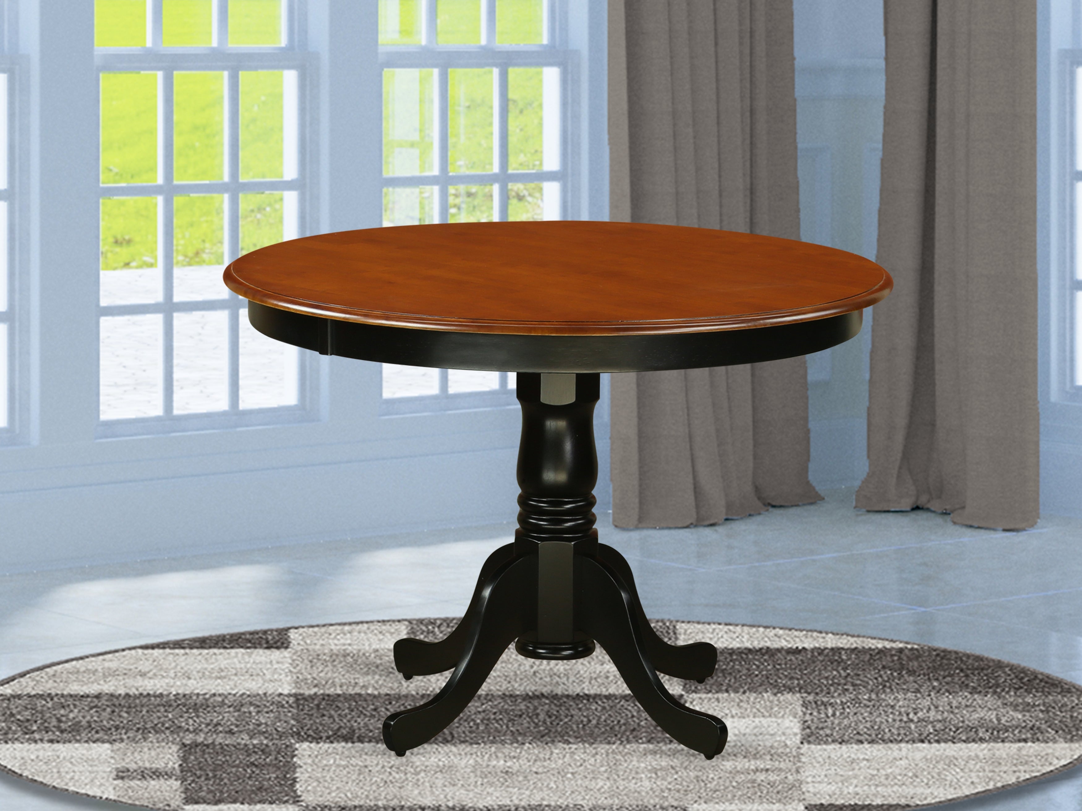 HLT-BCH-TP Table 42" diameter Round Table -Mahogany