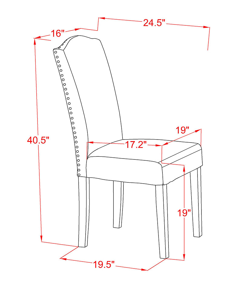 ENP4T07 Encinal Parson Chair With Oak Leg And Linen Fabric Limelight