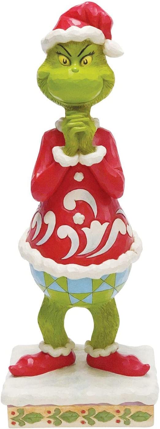 Enesco Grinch by Jim Shore Grinch with Hands Clenched 20, Statue, 19.75 inch-Height