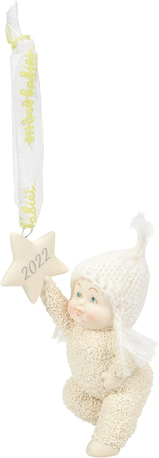 Department 56 Snowbabies Reach for The Stars 2022 Dated Hanging Ornament