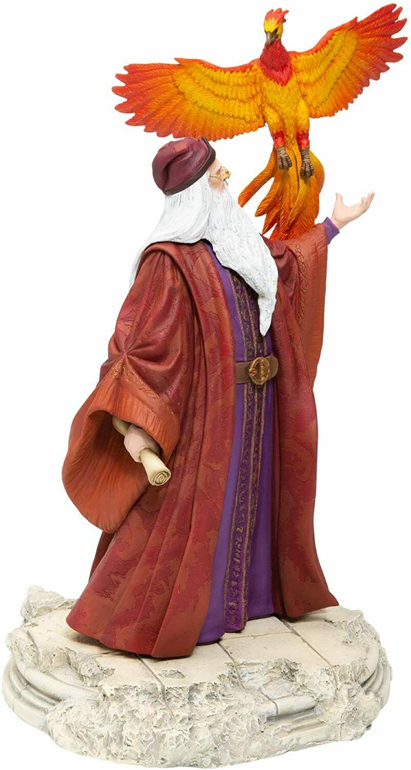 Department 56 Harry Potter Village Dumbledore w/ Fawkes 10" Figurine 6005063