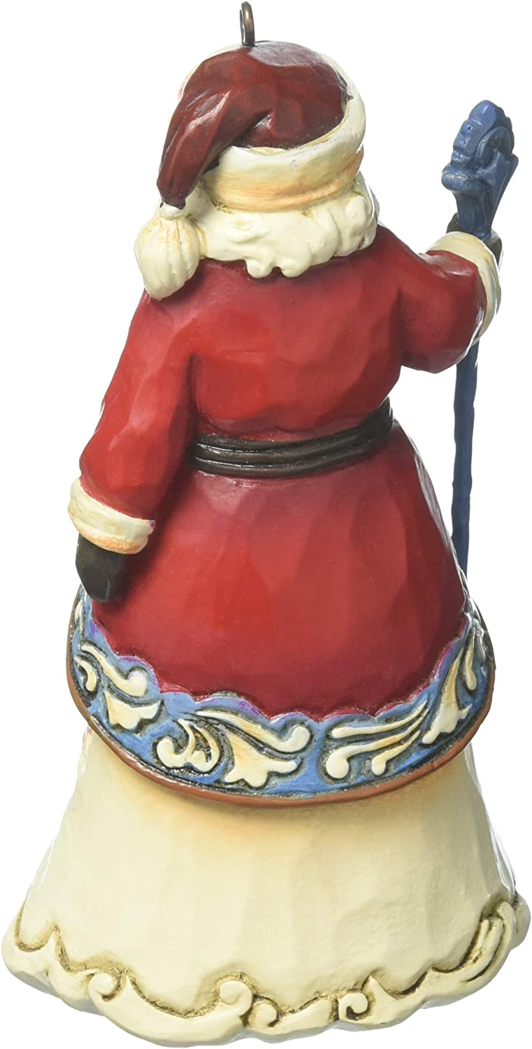 Jim Shore Heartwood Creek Norwegian Santa Stone Resin Hanging Ornament