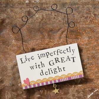 Curly Girl Design Great Delight Mini Wall Plaque