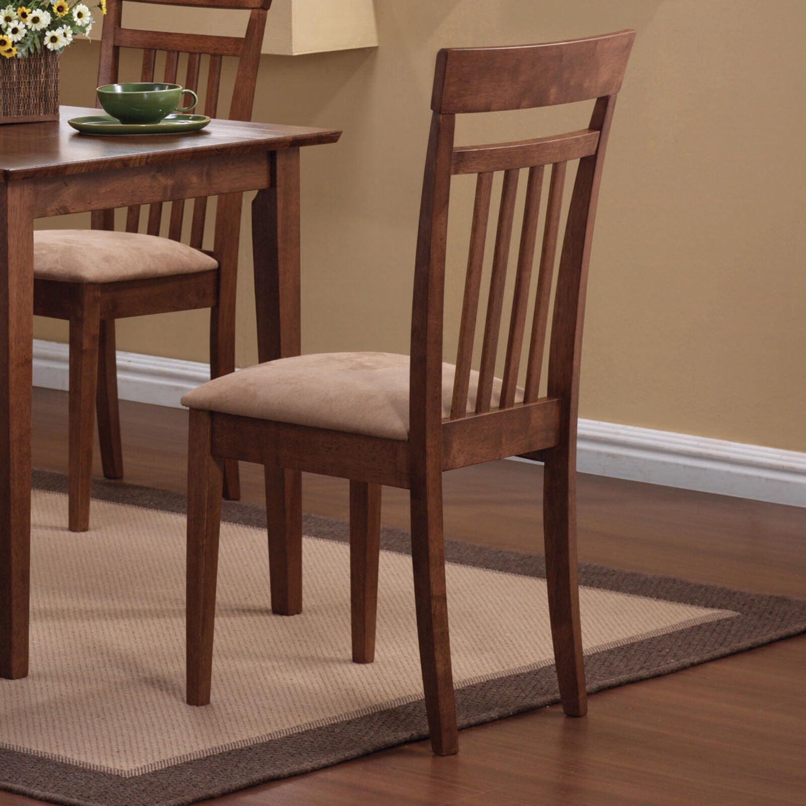 Coaster Oakdale Chestnut 5-Piece Dinette Causal Dining Room Set 150430