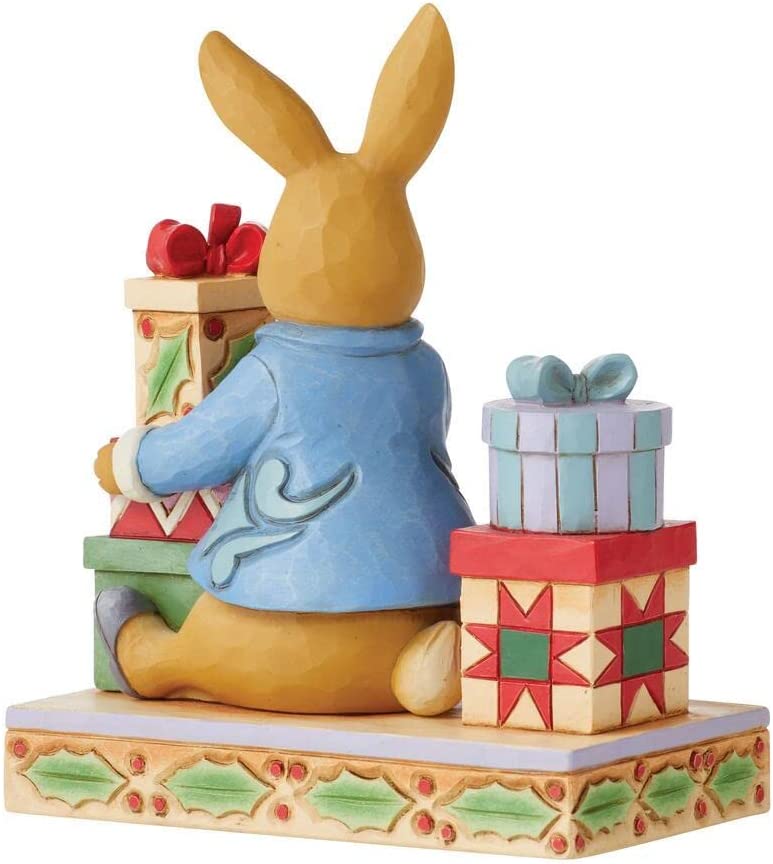 Enesco Beatrix Potter by Jim Shore Peter Rabbit with Presents, Figurine