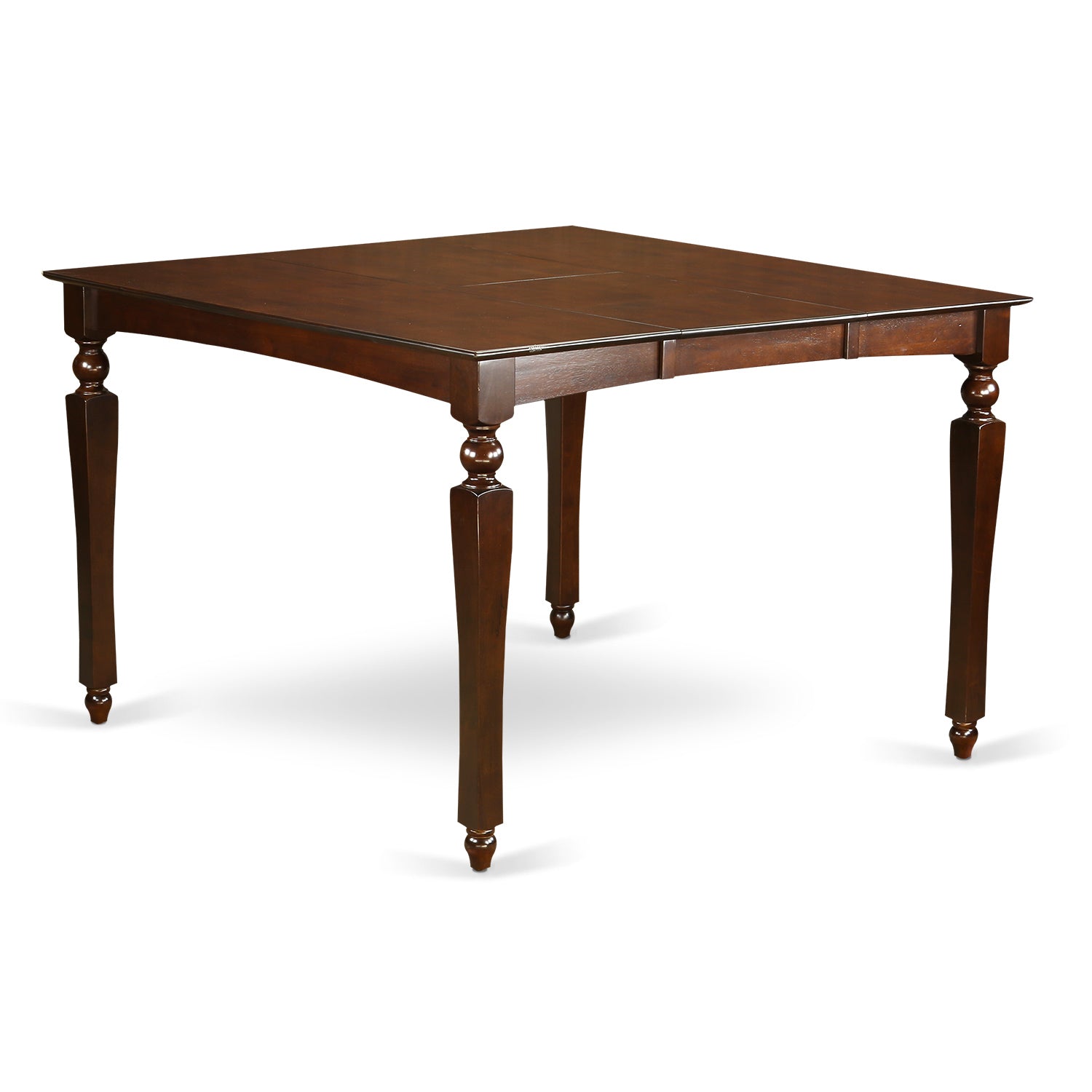 CHT-MAH-T Chelsea Gathering 54" square counter height dining table with 18" butterfly leaf