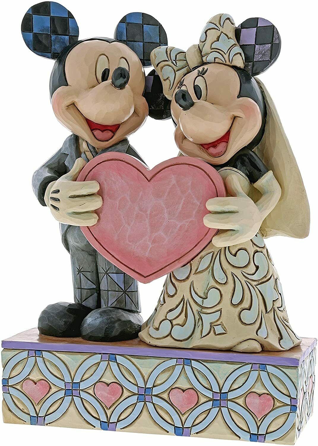 Jim Shore Disney Mickey Minnie Wedding Figurine Two Souls, One Heart 4059748