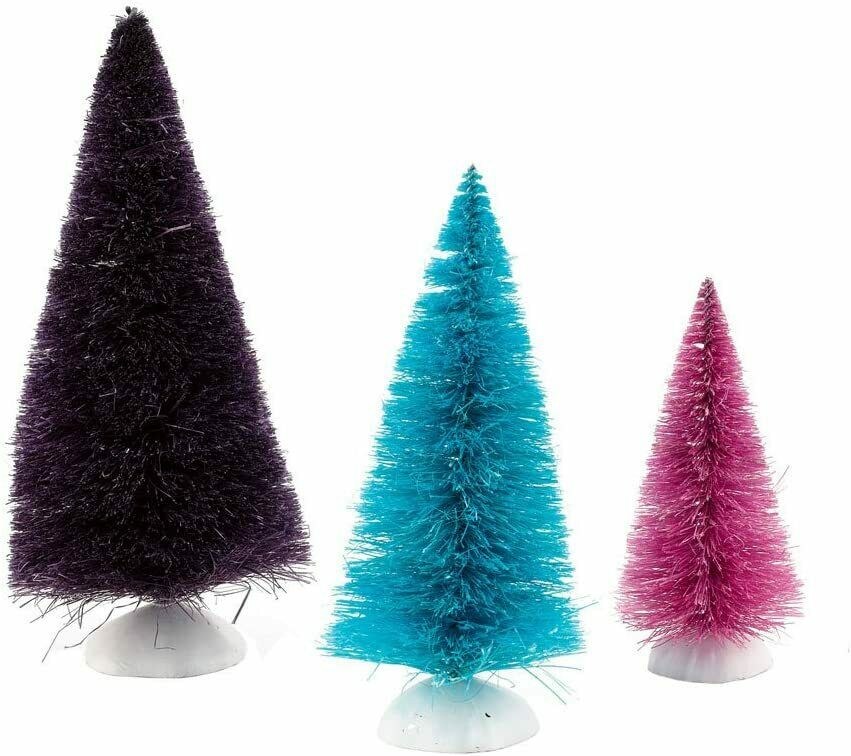 Department 56 Accessories for Villages Tinted Sisal Trees Accessory Figurine