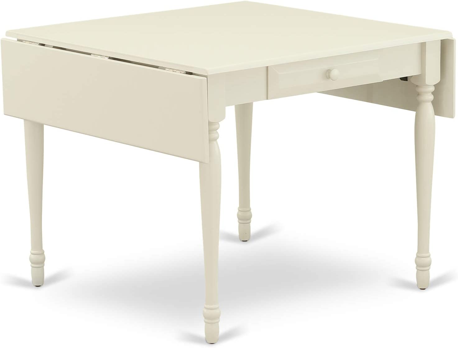 Monza 3Pc Rectangular Table and 2 Parson Chairs Dining Table Set In Linon White