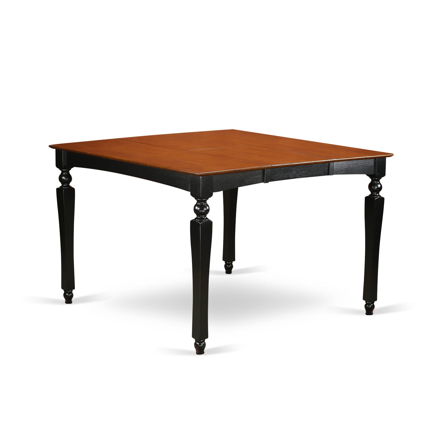 CHEL5-BLK-LC 5 Pc counter height Table set- Square gathering Table and 4 counter height Chairs