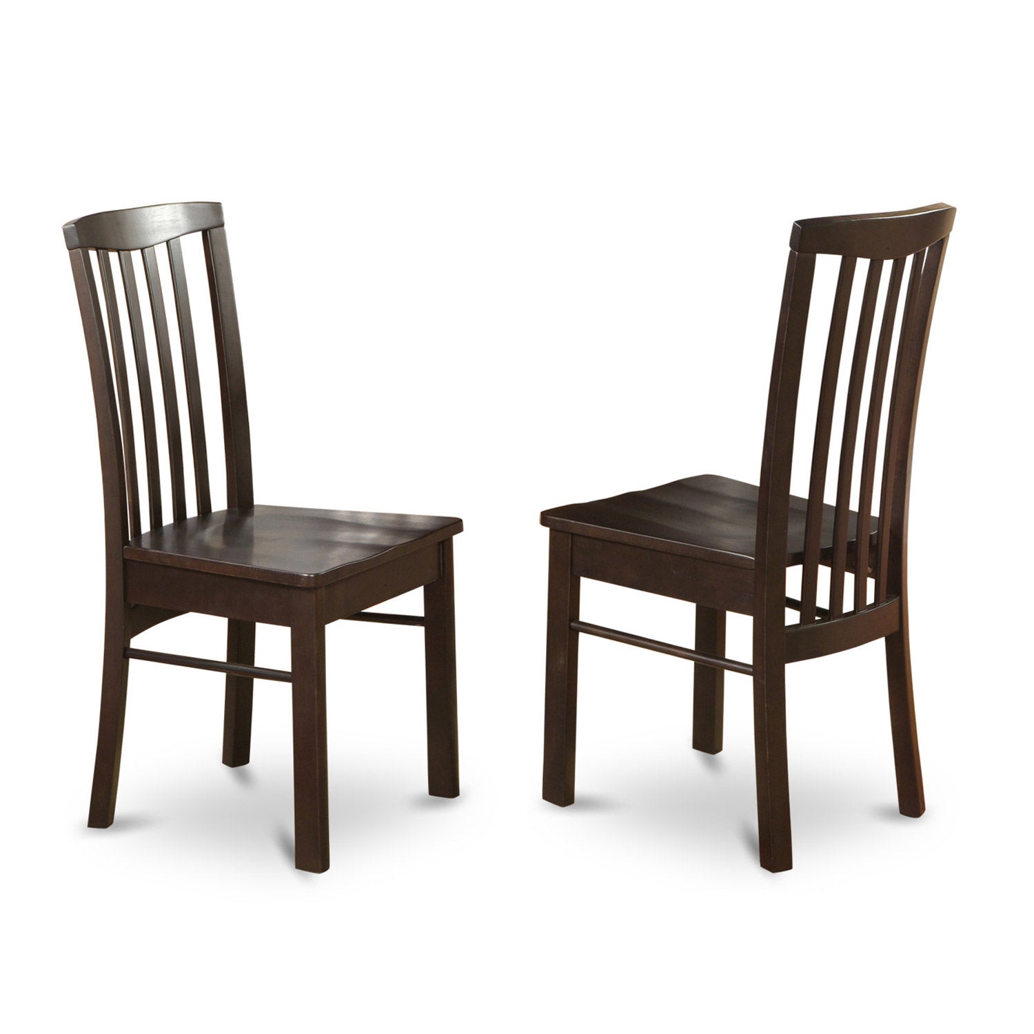 HEHL9-CAP-W 9 Pc Dining-Room Set-Table With Butterfly Leaf And 8 Wood Seat Dining Chairs.