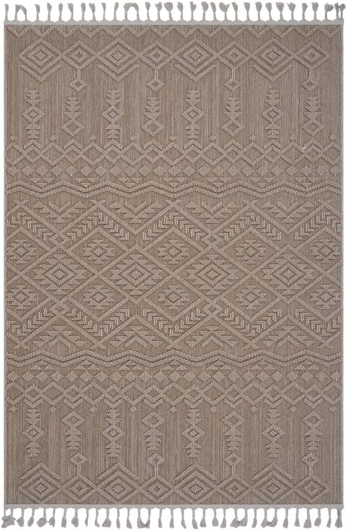 Guros Contemporary Geometric Stain Resistant Area Rug Runner Home & Kitchen Decor