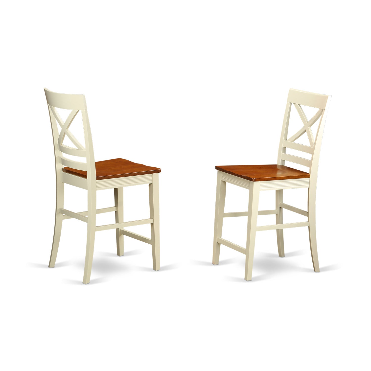 EDQU5-WHI-W 5 Pc pub Table set-pub Table and 4 counter height Chairs