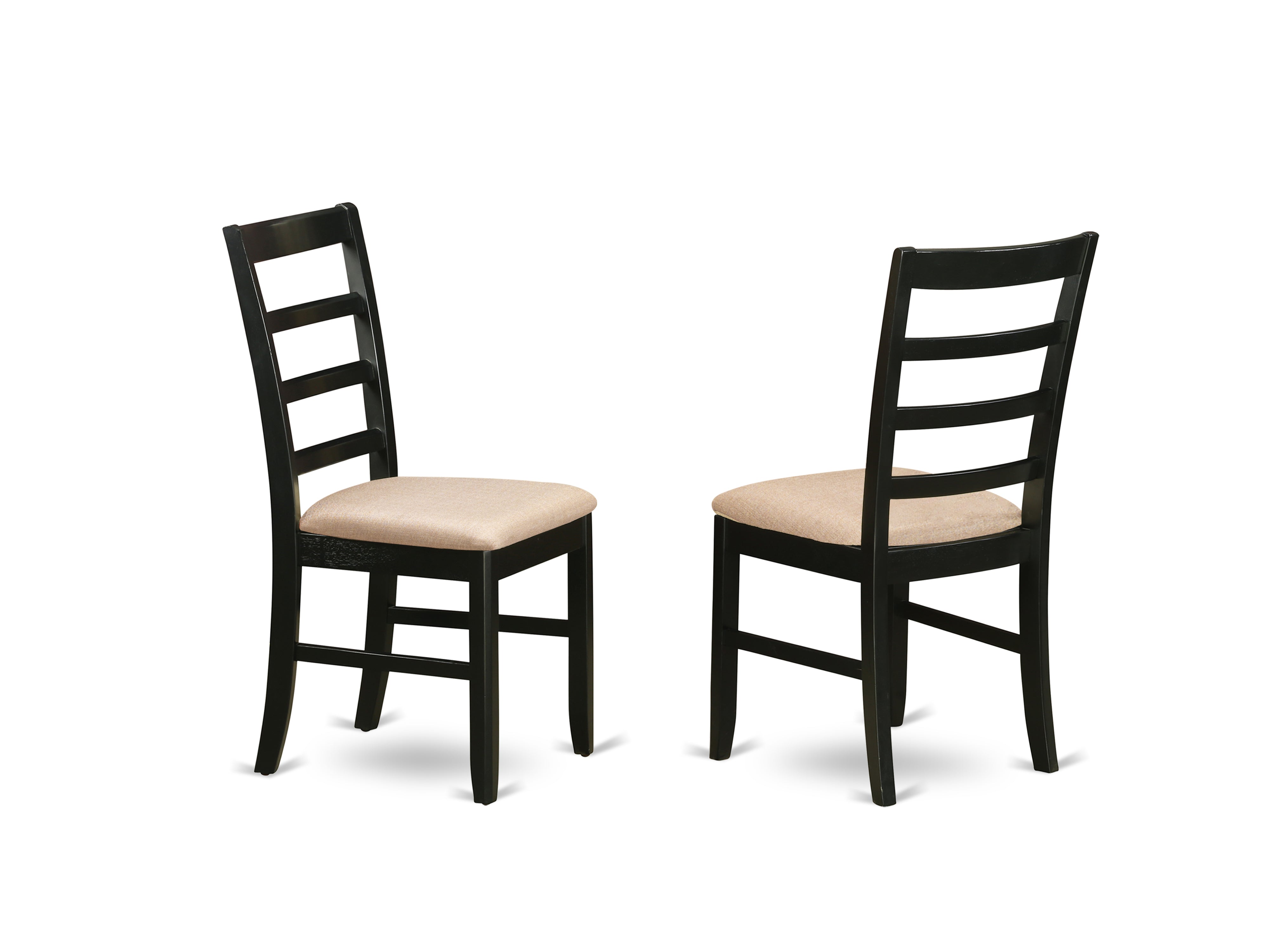 DUPF7-BLK-C 7 PC dinette Table set for 6-Kitchen Table and 6 Dining Chairs