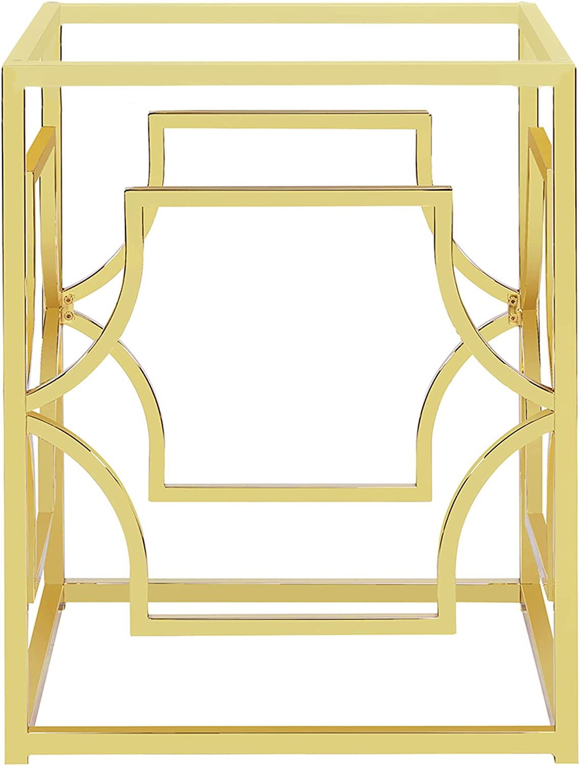 Coaster Contemporary Starlight Dining Table Base Brass