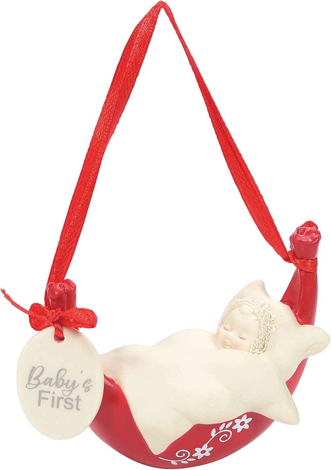 Department 56 Snowbabies Rock-a-Bye Baby's 1st Christmas Hanging Ornament 2022