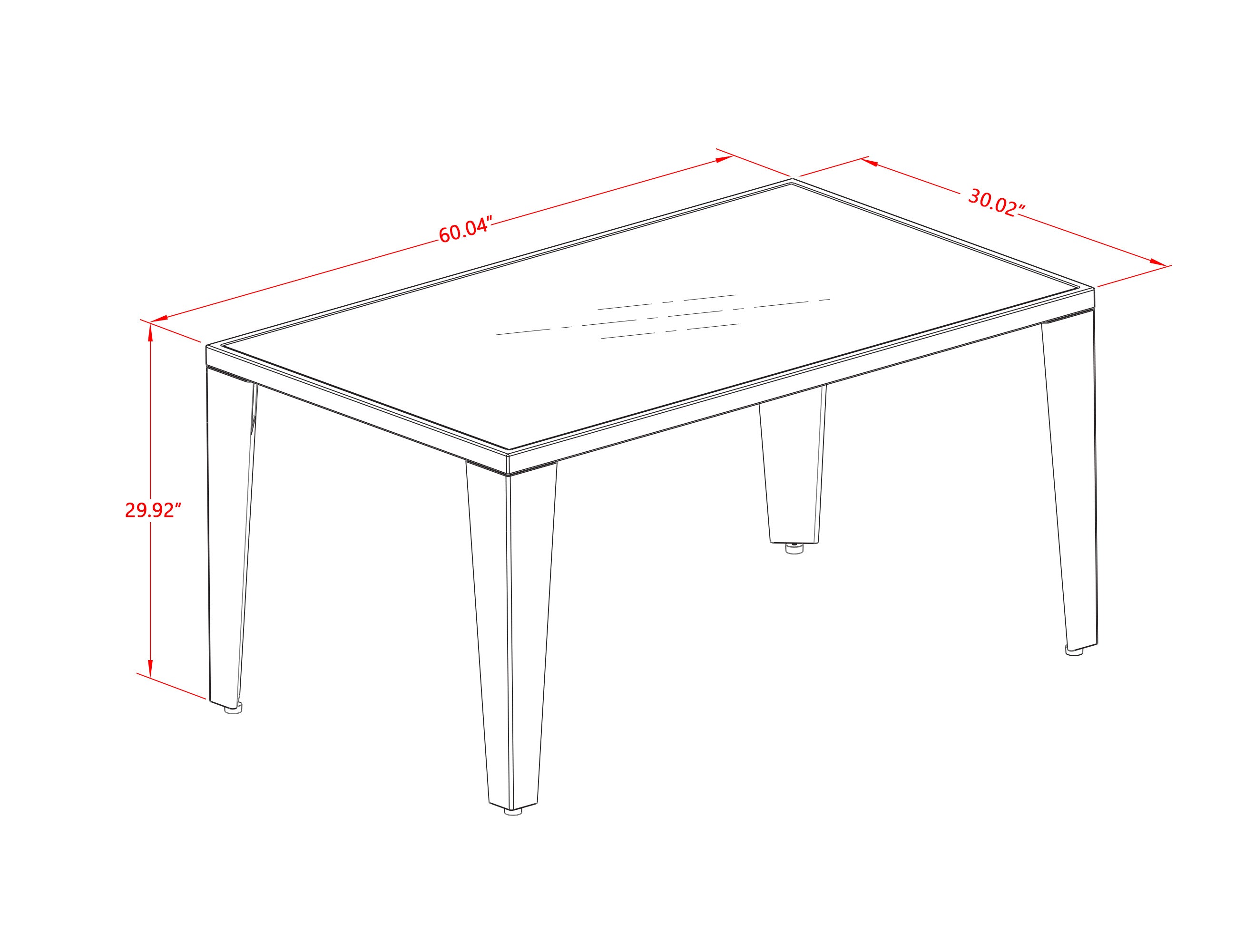 GULTG02 GULTG02 GUDHJEM PATIO TABLE WITH GLASS TOP, BROWN WICKER