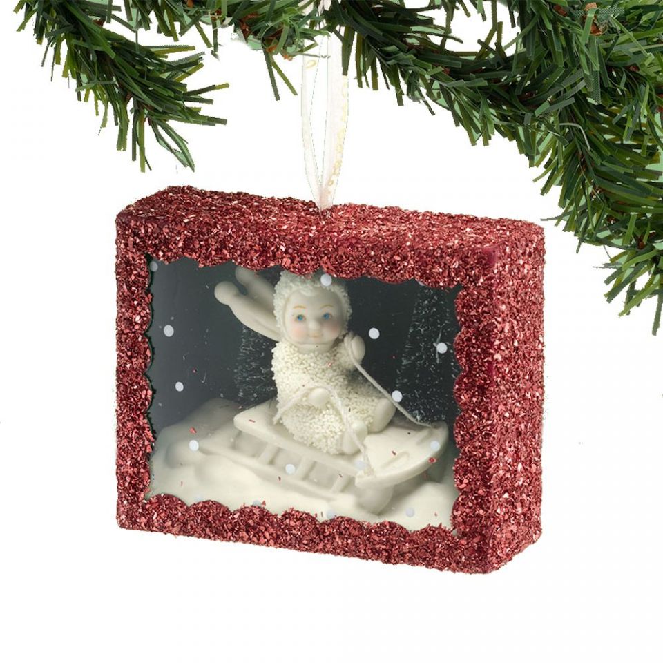 Snowbabies - Sleigh Ride Shadow Box Ornament