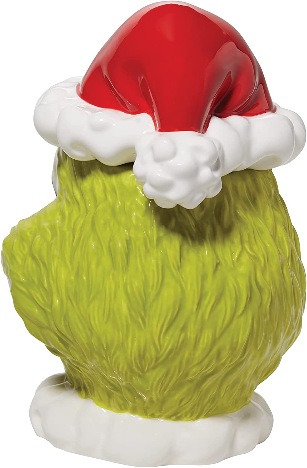 Department 56 Dr. Seuss The Grinch Face Sly Smile Sculpted Canister Cookie Jar