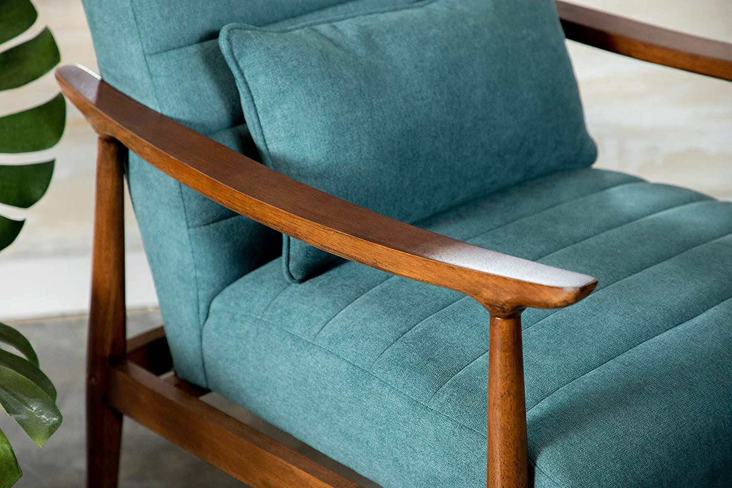 Coaster Home Furnishings Accent Chair Teal / Walnut